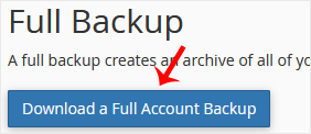 How to Generate a cPanel Backup and Send it to FTP — 2
