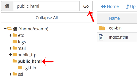 How to Upload Files via the cPanel File Manager — 2