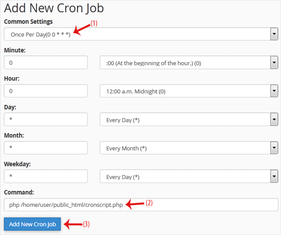 Comment créer un Cronjob dans cPanel — 2