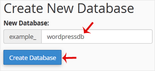 Comment créer une base de données dans cPanel — 2
