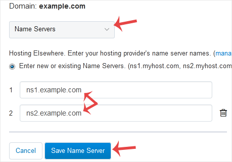 Comment mettre à jour les serveurs de noms DNS chez DynaDot — 4