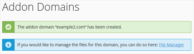 How to Create Addon Domains in cPanel — 3
