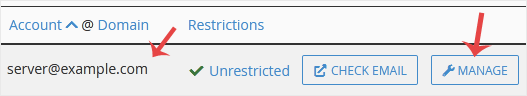 Comment changer le mot de passe d'un compte email dans cPanel — 2