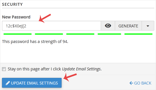 Comment changer le mot de passe d'un compte email dans cPanel — 3