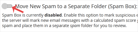 Comment activer Apache SpamAssassin et SpamBox dans cPanel — 3
