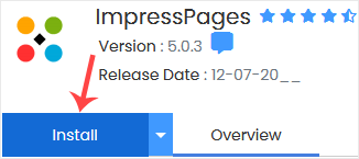 How to Install ImpressPages via Softaculous in cPanel — 3