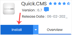 Comment installer Quick.CMS via Softaculous dans cPanel — 3