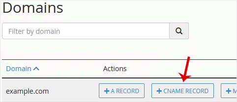 Comment ajouter un enregistrement CNAME dans cPanel — 2