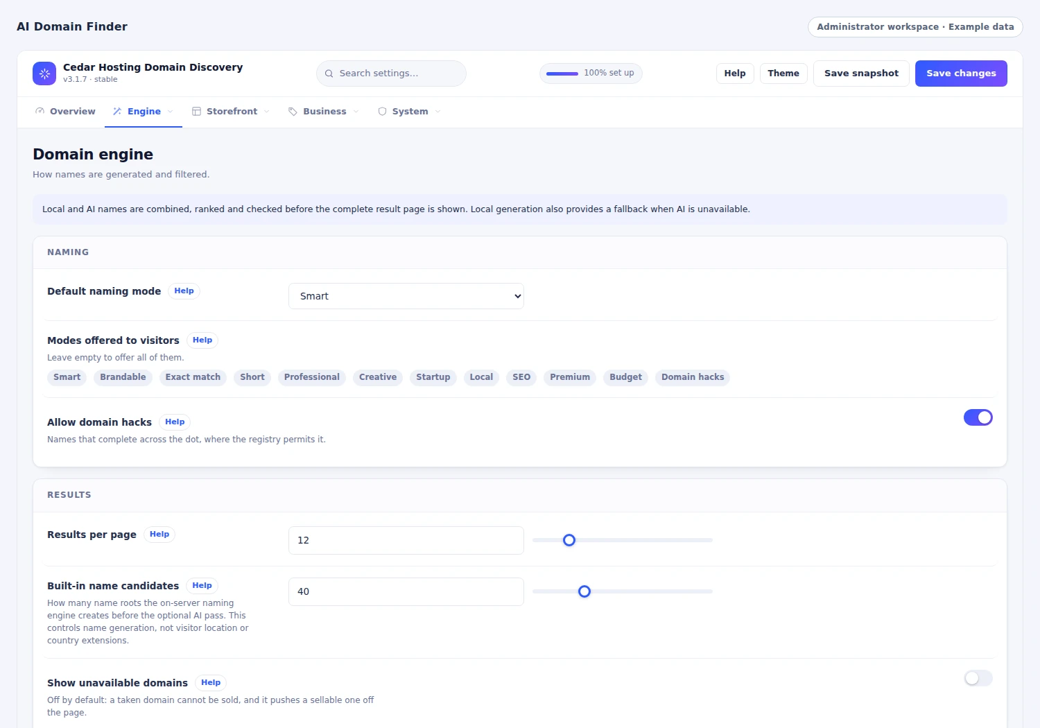 AI Domain Finder: Shape the way the finder creates names