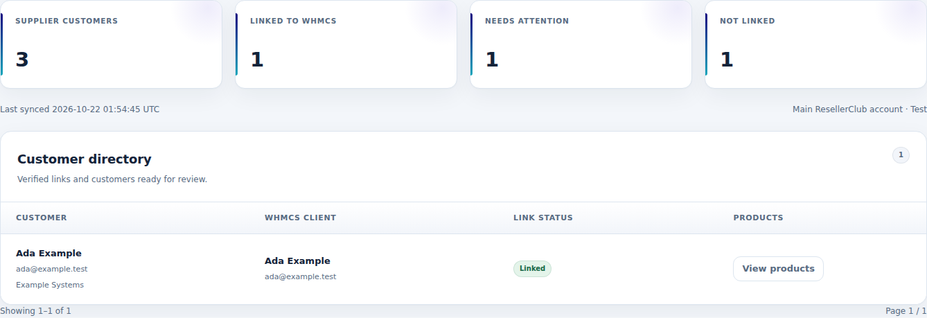 ResellerClub Manager: Review customer relationships